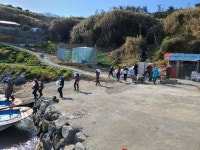 노화읍 청년연합회, 외딴섬 죽굴도 환경정화 활동 나서