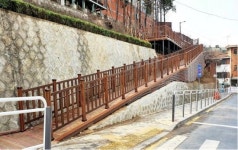 마포구, 성서중학교 우회로 연결데크 설치