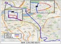 서울 시내버스 2312번·302번 노선 조정