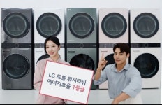 원바디 세탁건조기 LG 트롬 워시타워 에너지효율 1등급 출시