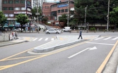 동작구 신대방삼거리 일대 횡단보도 교통섬 조성