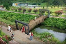 광주 남구, 포충로에 친환경 인도교 조성