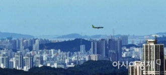 [포토] 남산에서 바라본 인천 앞바다