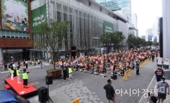 [포토] 상암동주민연합, 상암 공동주택 백지화 추진 집회