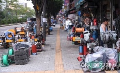 [포토] 발길 끊긴 청계천 공구거리