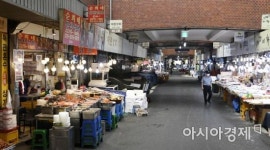 [포토] 거리두기 2단계 전국시행, 인적 끊어진 재래시장