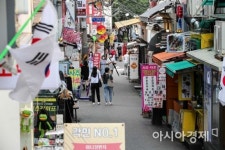 [포토]한산한 홍대 인근 골목