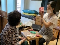 광진구 전문강사 치매환자 방문 1:1 인지활동 프로그램 진행