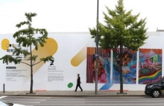 강남구 공사장 가설울타리 ‘미미위 갤러리’ 탈바꿈