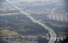[포토] 원활한 흐름 보이는 송학IC 부근 서해안고속도로