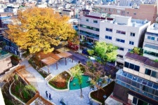 중랑구 면목본동 ‘지정보호수 정자마당’ 조성