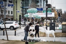 강동구청 열린뜰과 일자산공원 잔디광장서 ‘야외 조각전’ 열어