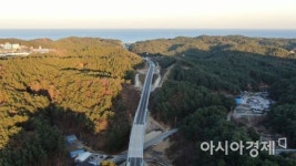 울진군, 온양~삼근교차로 국도36호선 잠정 차단 … 산사태 정비 공사