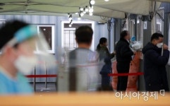 [포토] 분주한 서울역 임시 선별검사소