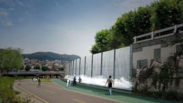 관악구 별빛내린천 신림2교 벽천분수 조성