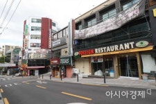 [포토]문 닫힌 이태원 식당