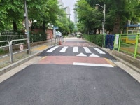 성동구 경일초· 행당초 앞 고원식 횡단보도 설치...왜?