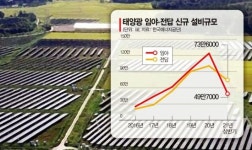 태양광 확대에 올 상반기 사라진 논밭 220만평…축구장 1000개 규모