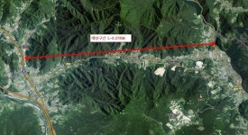 산청군, 산청~신등 국지도 60호선 … 굴곡도로 개선사업 추진