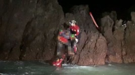서귀포해경, 대포포구 인근 갯바위서 낚시객 2명 구조