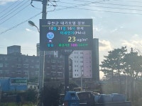 무안군 ‘한빛원전 방사선량 전광판’ 추가 설치