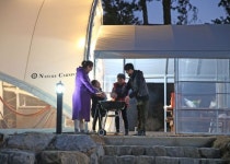 함평 돌머리해변 ‘붉은 노을 속 글램핑’ 즐겨요