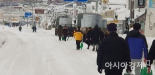 눈과의 사투‥ 강원 영동, 제설·복구 총력‥ 곳곳 사고·고립·통제