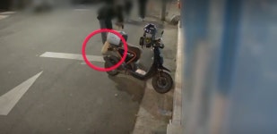 미라 상태 고양이 길에 버리고 간 남성…CCTV 포착