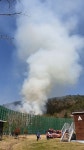국가대표 선발전 진행 중인 창원국제사격장 인근서 화재 … 소방 헬기 2대 등 동원해 진화