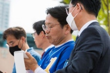 강기정 광주시장 후보, 광산구 성장동력 자율주행차·송정역세권 개발