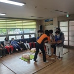 광주 북부소방서, 폭염 대비 경로당 소방안전교육