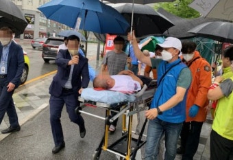 '경찰국 반대' 단식하다 쓰러진 직협 경찰관, 내일 윤희근 만난다