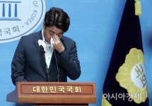[포토] 이준석, 징계 36일만의 기자회견