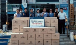 골프존카운티 오라, 생필품 350박스 제주 지역사회 기부