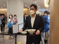 [포토]삼성엔지니어링 구내식당 찾은 이재용...메뉴는 마제덮밥
