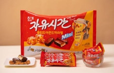 자유시간, 소금 품었다 해태제과, 솔티드 아몬드 카라멜 출시
