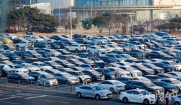 [포토]여행객 차량으로 가득한 김포공항 국내선 주차장