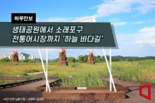 [하루만보]생태공원에서 소래포구 전통어시장까지 ‘하늘 바다길’