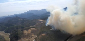 산청 산불, 주불 진화 완료 … 잔불 정리 중