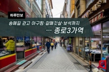 [하루만보]송해길 걷고 아구찜·갈매깃살·보석까지…종로 3가역