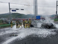 함양서 차-오토바이 충돌, 10대 오토바이 운전자 사망