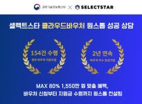 셀렉트스타, 클라우드 바우처 공급기업 선정…”다투모 스코프 80% 할인”
