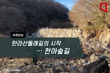 [하루만보]한라산둘레길의 시작…천아숲길