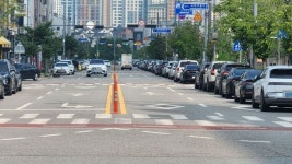 삼성 평택캠퍼스 불법 주차로 몸살 앓는 고덕지구