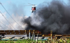 화성 폐기물 업체 화재 현장서 1명 사망(종합)