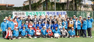 진교훈 강서구청장 방화2단지 마을잔치·게이트볼대회 찾아