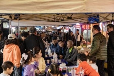 광진구 면곡골목시장 막걸리 가을 축제 북적