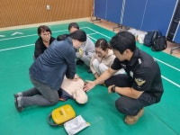 제주해경, 추자초등학교서 심폐소생술 교육 실시