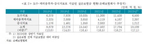 상반기에만 보험금 1兆 돌파…