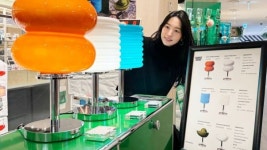 갤러리아百 도넛 조명 코스모스 스튜디오 팝업 오픈